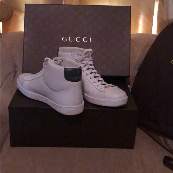 Gucci Other - GUCCI MICRO SOFT/ AYER TRAPPER LUX HI TOP SNEAKERS